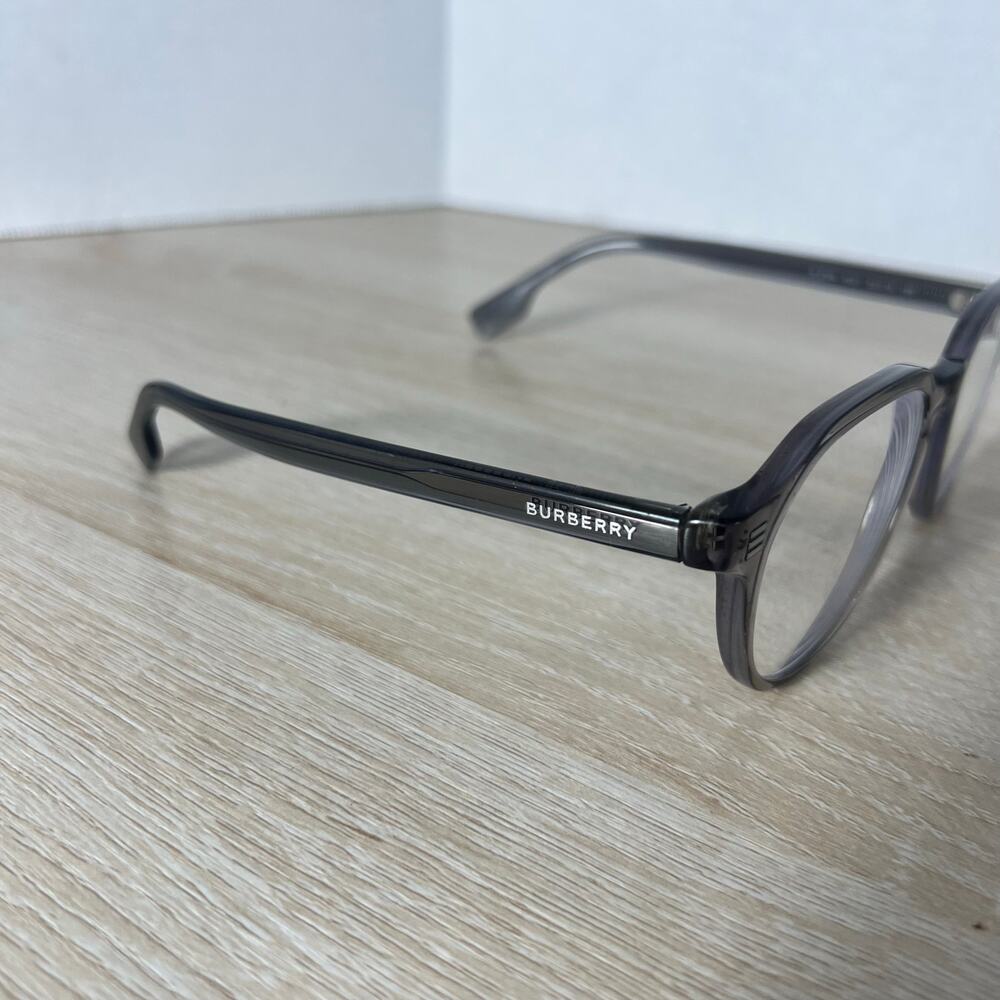 Burberry Archie B2368 4021 Eyeglasses Grey Translucent Frames 52-19-145 - Picture 13 of 13